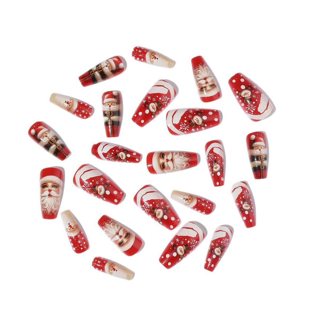 Kunstnagelset mit festlichen Weihnachtsmotiven Karnz 1789119139