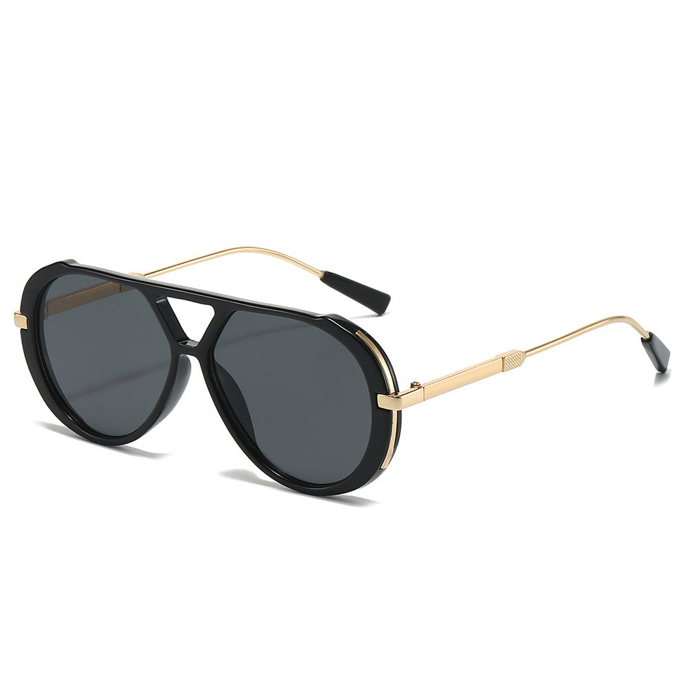 Luxuriöse Retro Übergroße Sonnenbrille Karnz