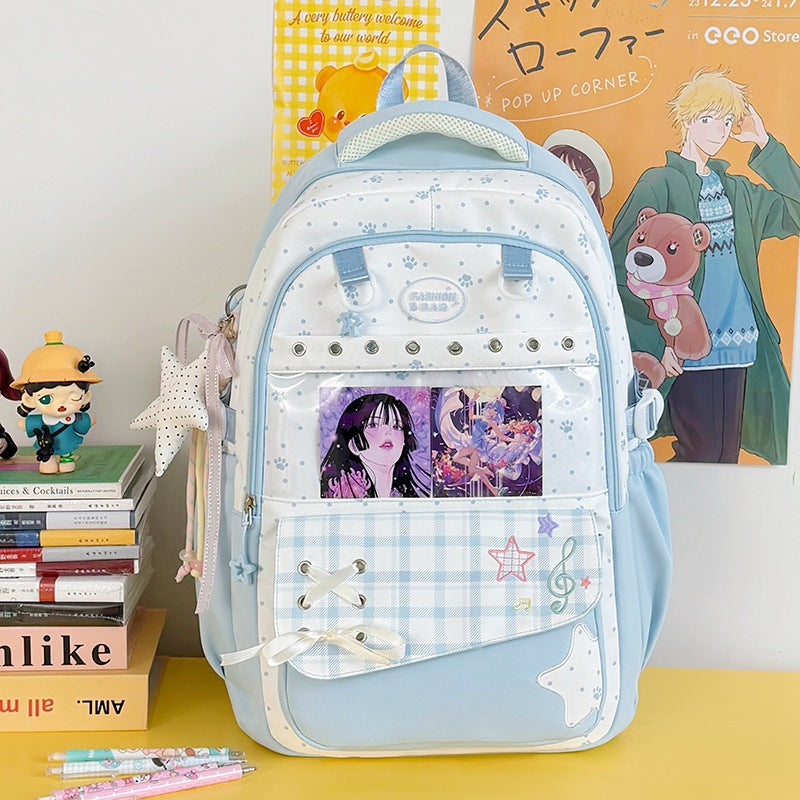 Stylische Grafikdesign-Schulrucksack Karnz