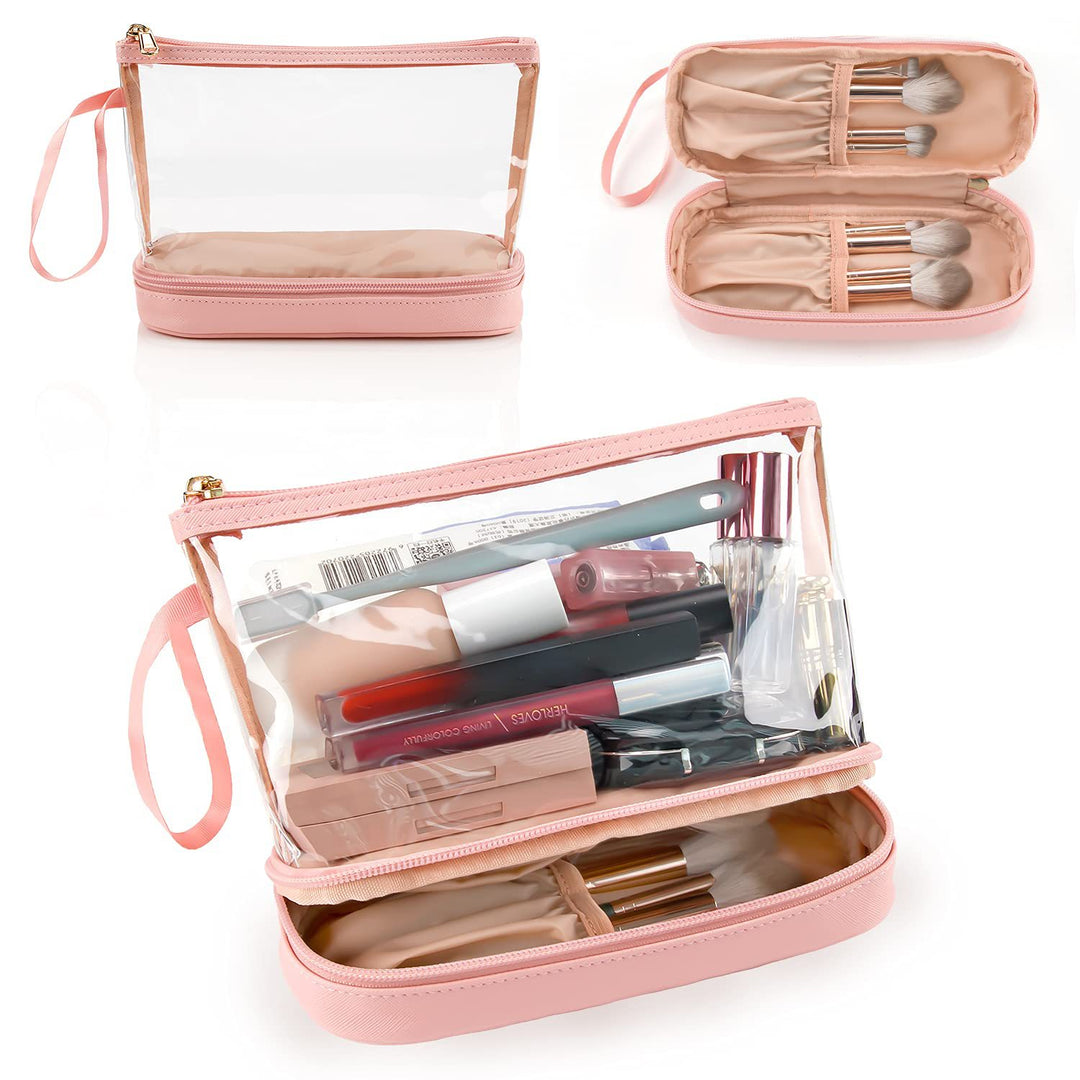 Kosmetik-Organizer-Tasche mit Durchsichtigen Fächern Karnz