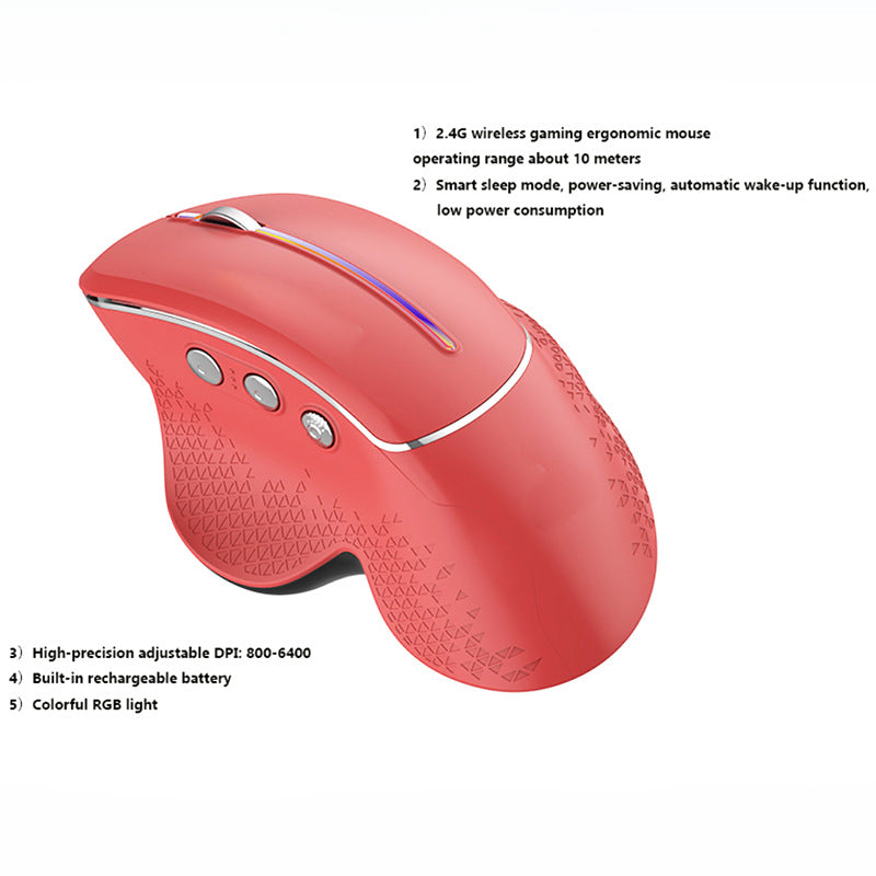 Ergonomische Gaming Maus mit Rgb-Beleuchtung Karnz