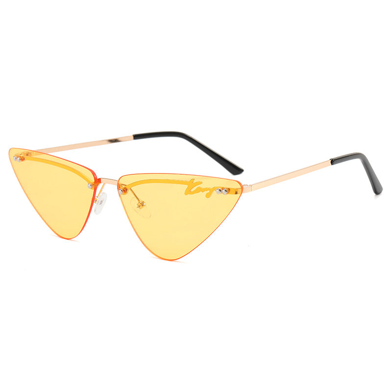 Damen Trendige Cat-Eye Sonnenbrille mit femininem Rahmen Karnz