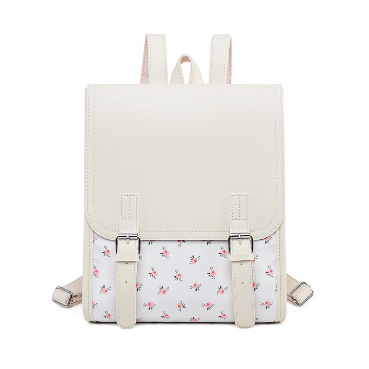 Blumenmuster Strukturierter Rucksack Karnz