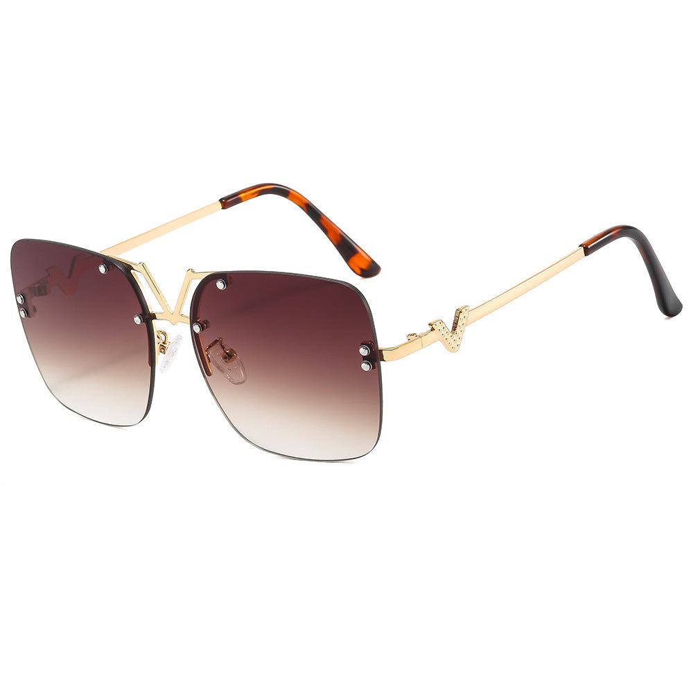 Damen modische Sonnenbrille im stilvollen quadratischen Design Karnz