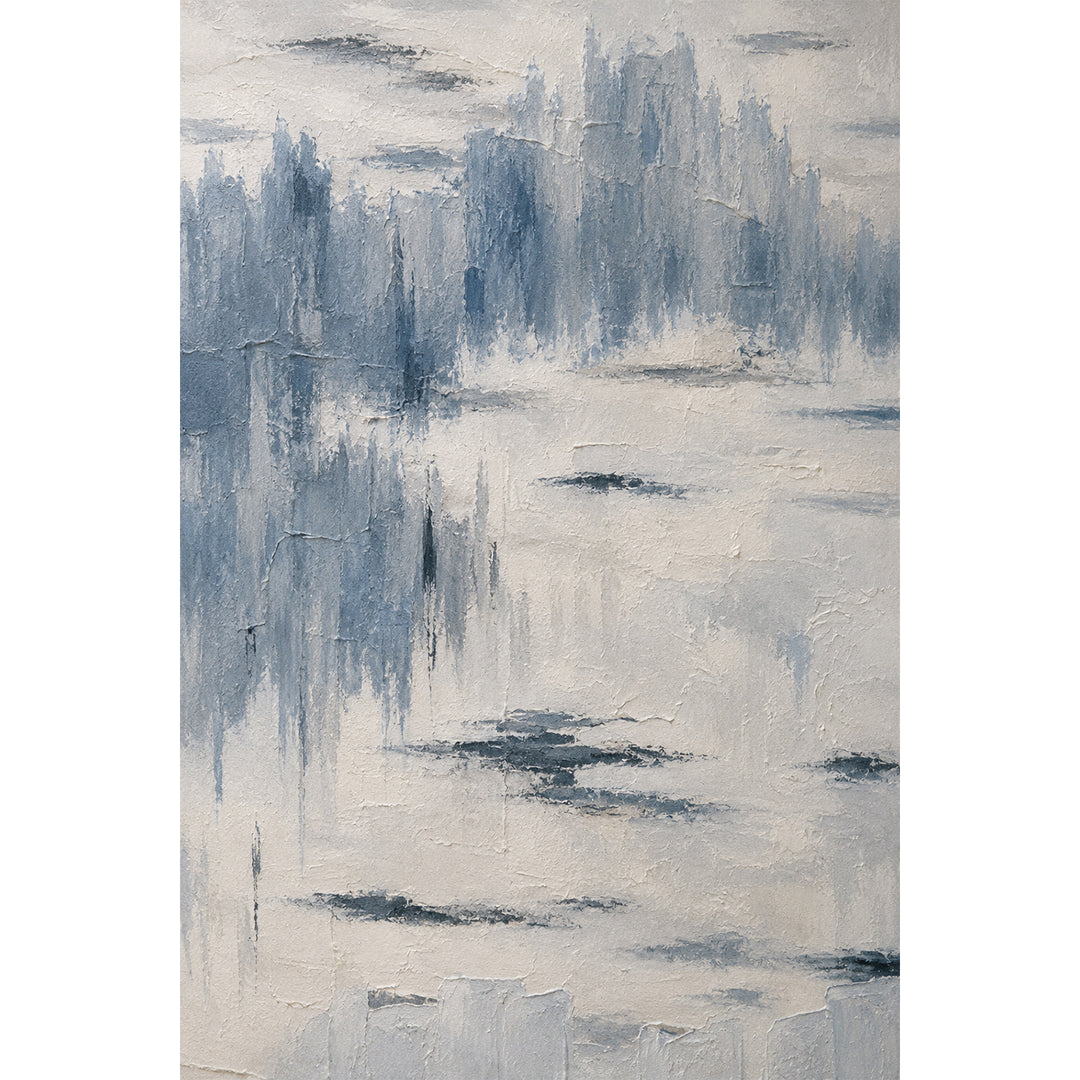 Texturiertes Abstract Leinwandkunst-Druck für Wände