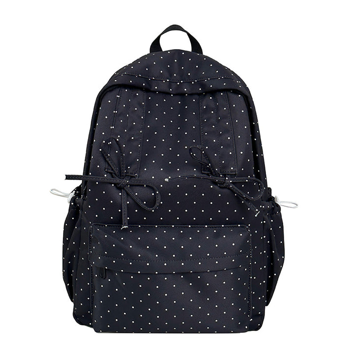 Niedlicher Rucksack mit gepunktetem Muster