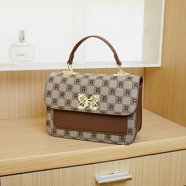 Elegante Schmetterlings-verzierte Handtasche