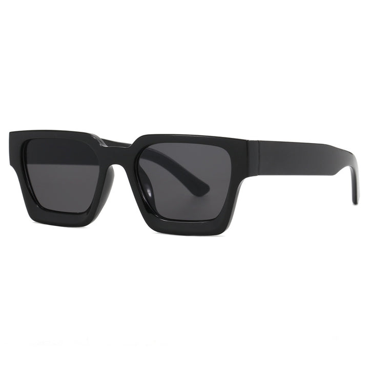Damen Modische Oversized-Sonnenbrille mit quadratischem Rahmen Karnz