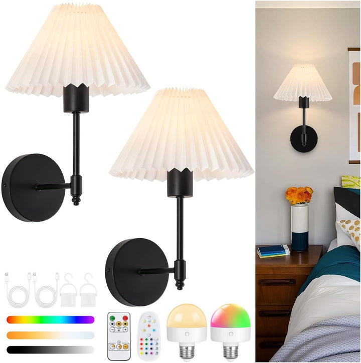 Dekorative Wandlampe