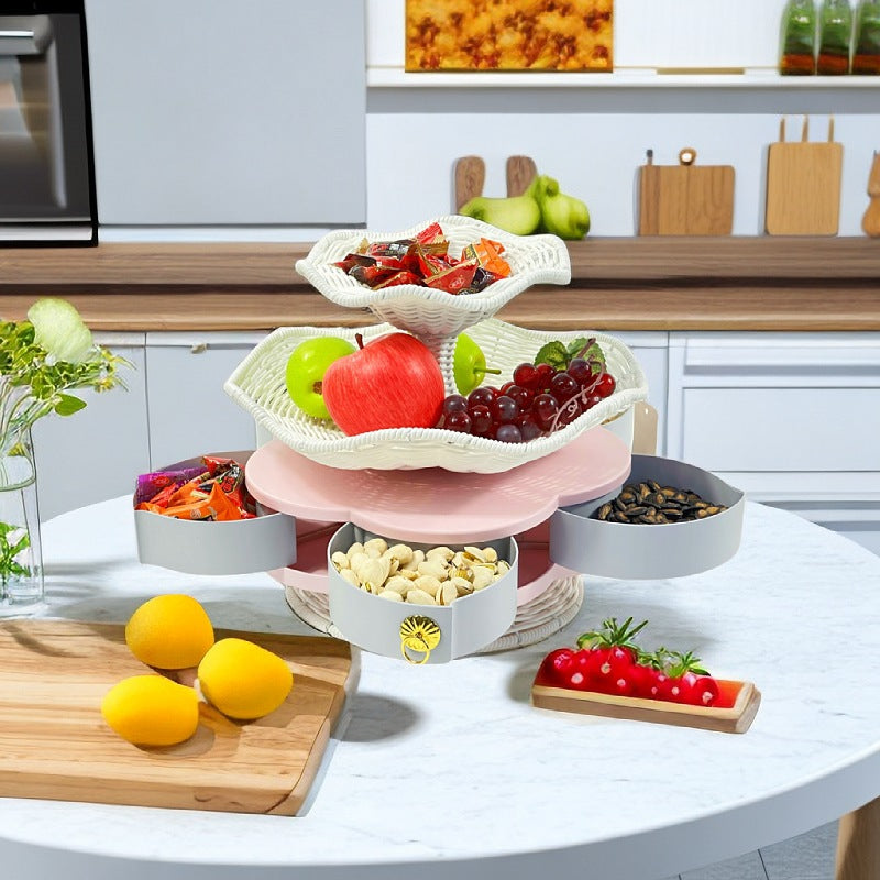 Damen Etagere aus geflochtenem Material Karnz