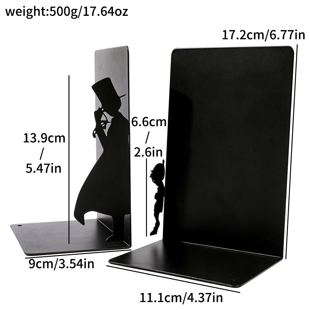 Künstlerische Silhouette Buchstützen