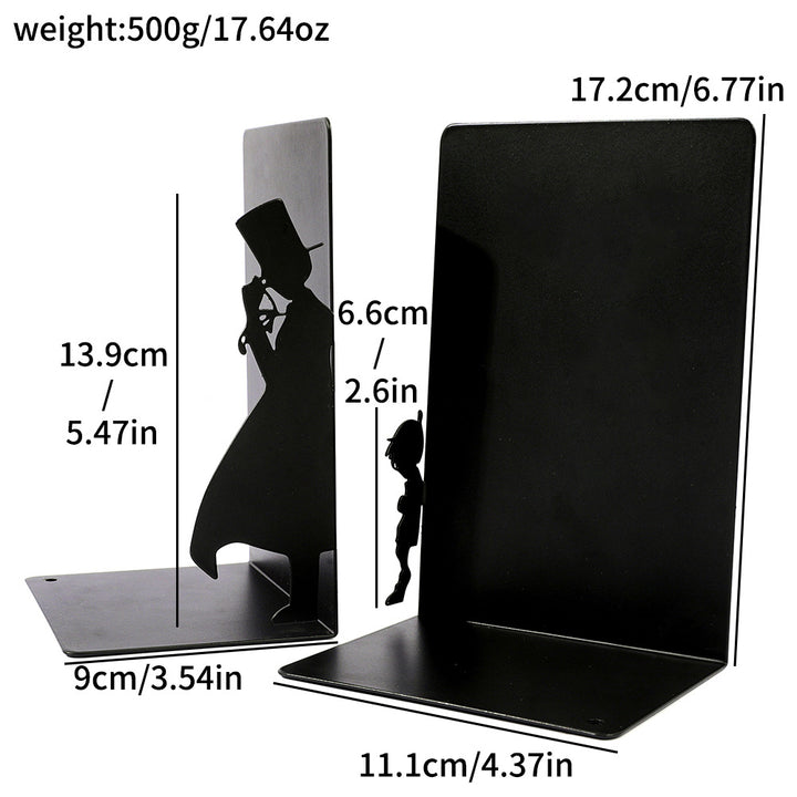 Künstlerische Silhouette Buchstützen