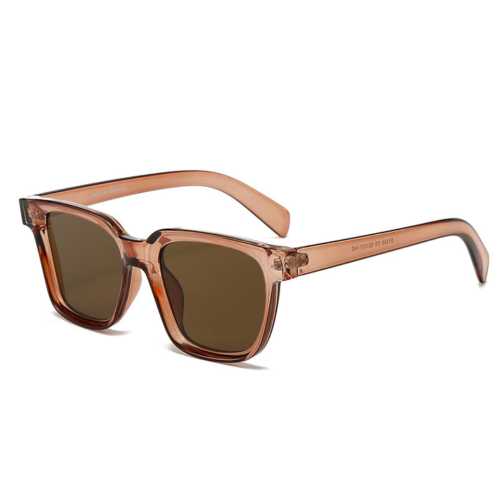 Damen elegante quadratische Sonnenbrille mit UV-Schutz und stabilem Rahmen Karnz