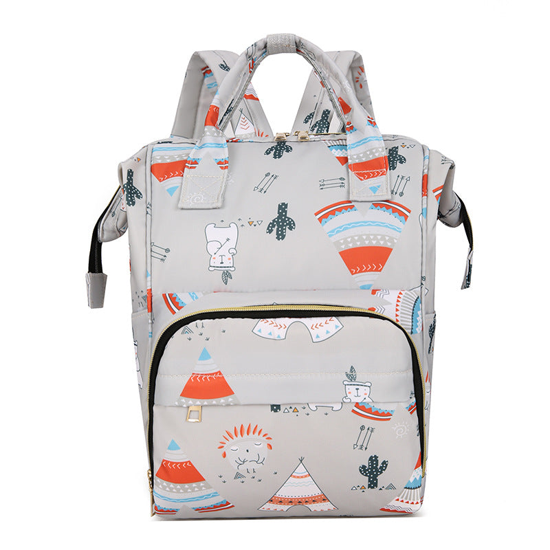 Multi-Zweck Blumenmuster Rucksack Karnz