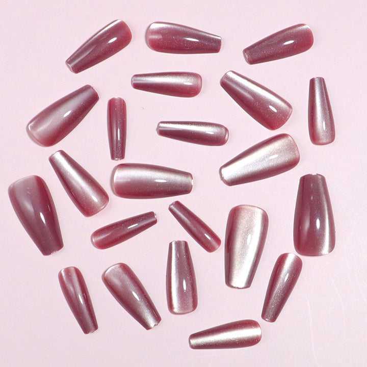 Premium Glänzende Press-On Nagelspitzen Set Karnz