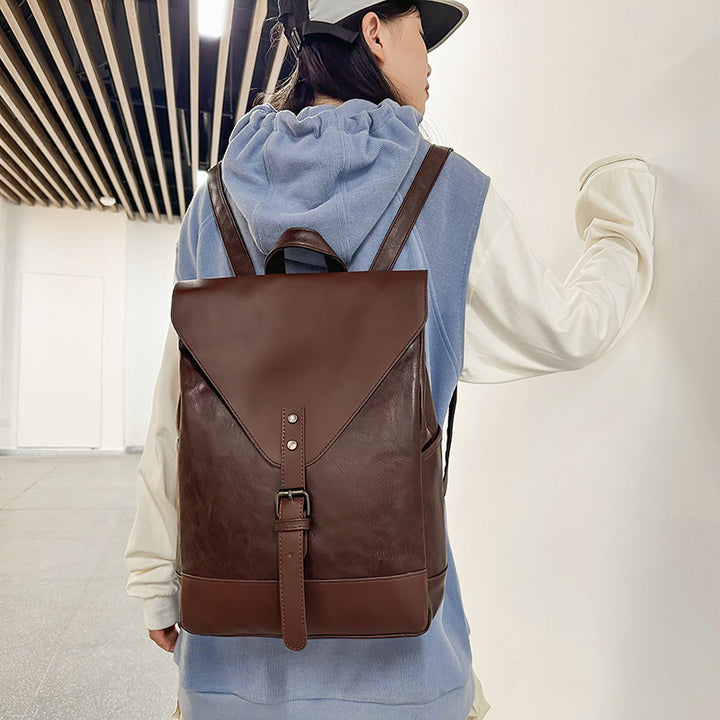 Vintage Leder Rucksack Karnz