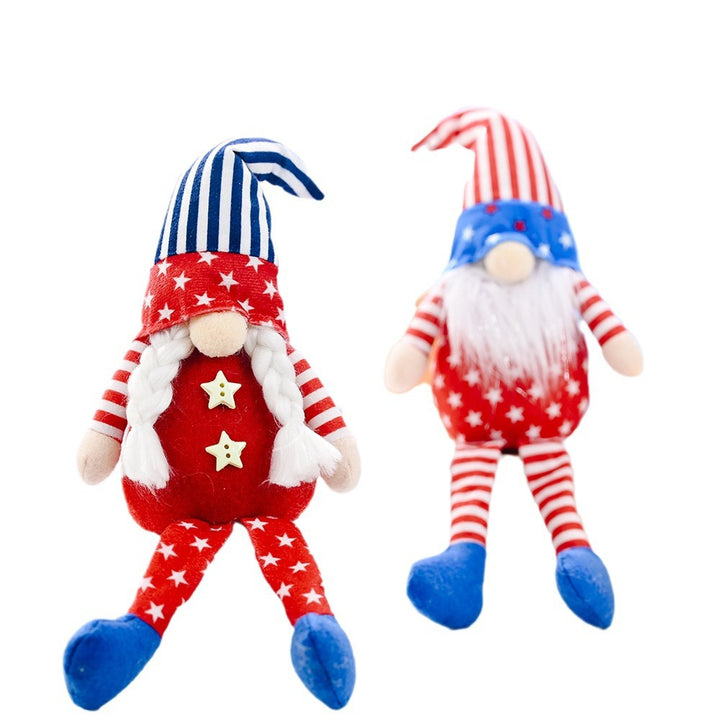 Dekorative patriotische Gnom-Figur Schüssel