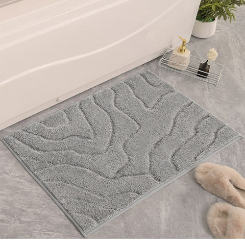Texturierte Memory Foam Badematte  1786883495