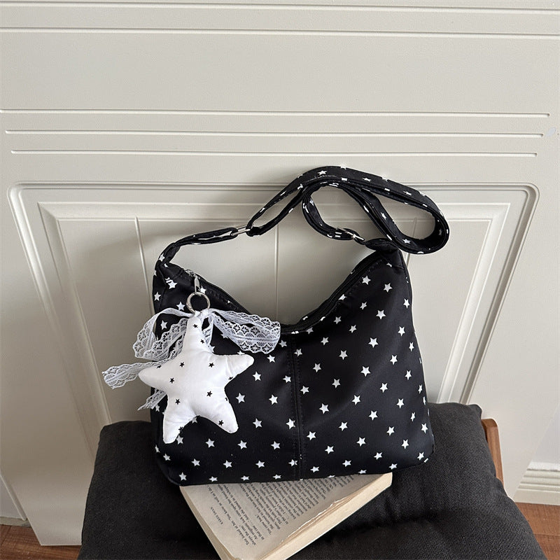 Sternen Druck Schultertasche