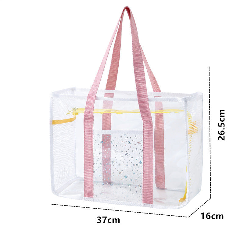 Transparente Mesh-Einkaufstasche Karnz