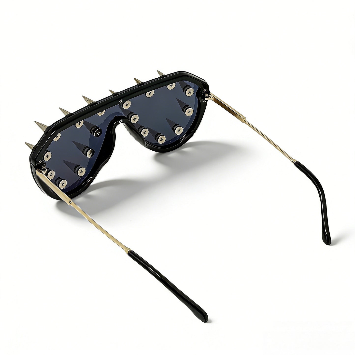 Damen auffällige Design-Sonnenbrille mit Spikes Karnz