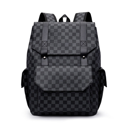 Stylische Schachbrettmuster-Rucksack