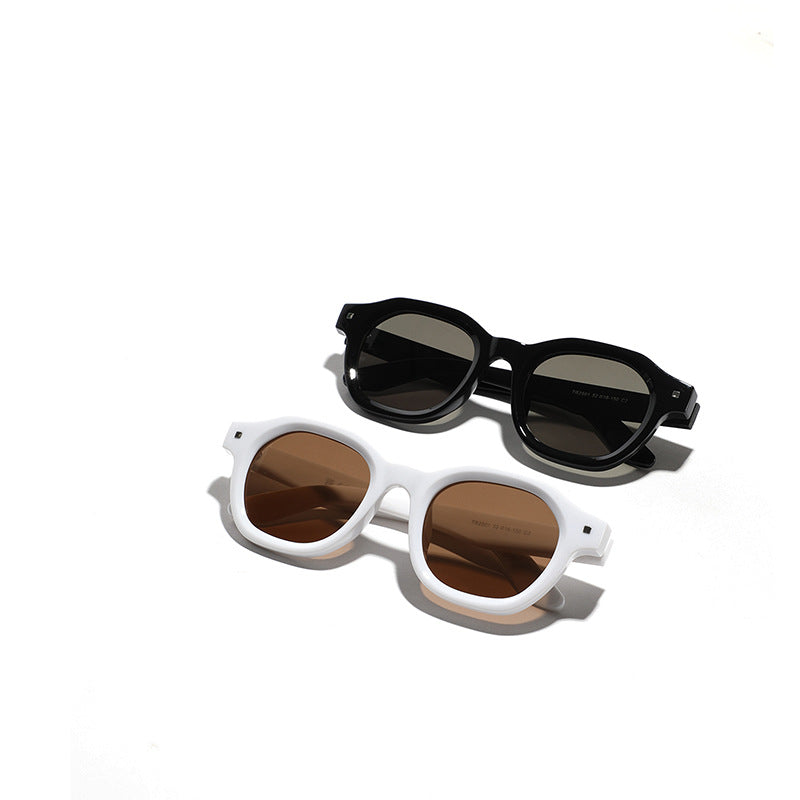 Damen modische rechteckige Brille Karnz