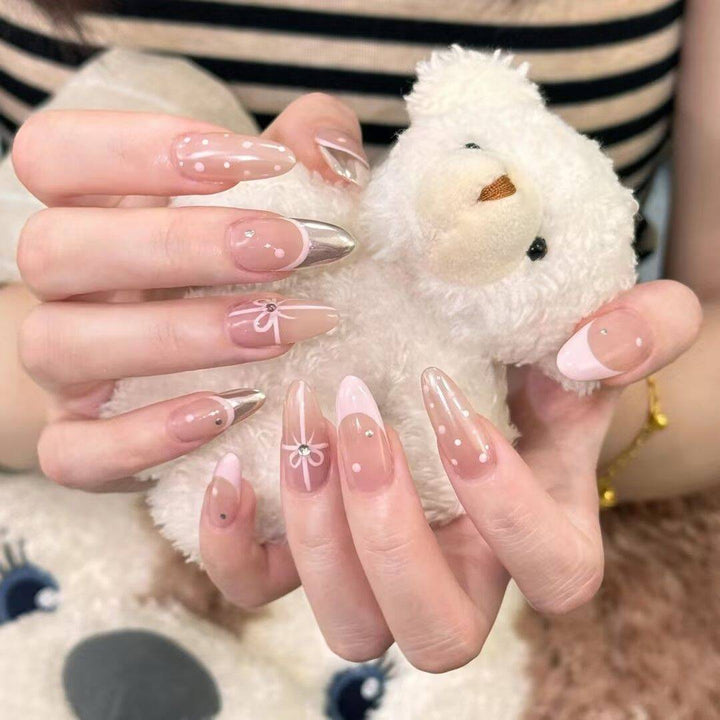 Premium ozean-inspirierte Press-On Nagelerweiterungen Karnz