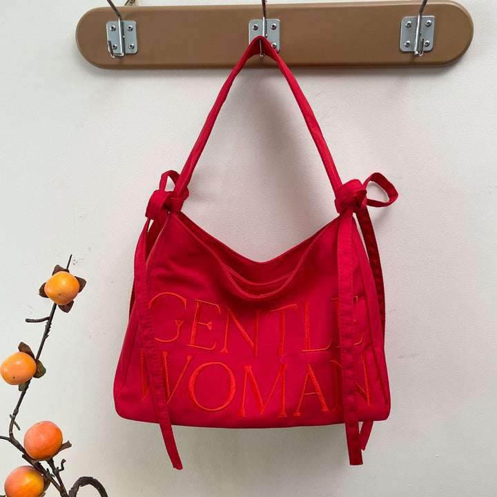 Stylische Satin Bucket Bag Karnz