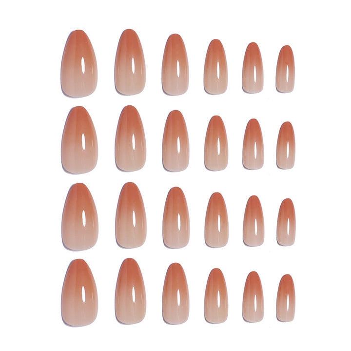 Glänzende Stiletto Press-On Nägel Karnz