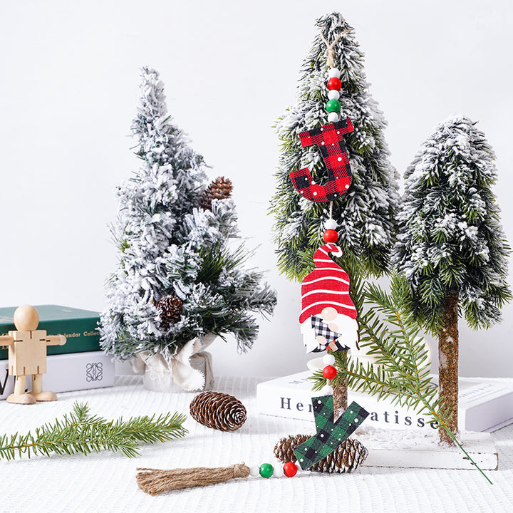 Dekorative Weihnachtsanhänger mit Weihnachtsmann-Motiv Karnz
