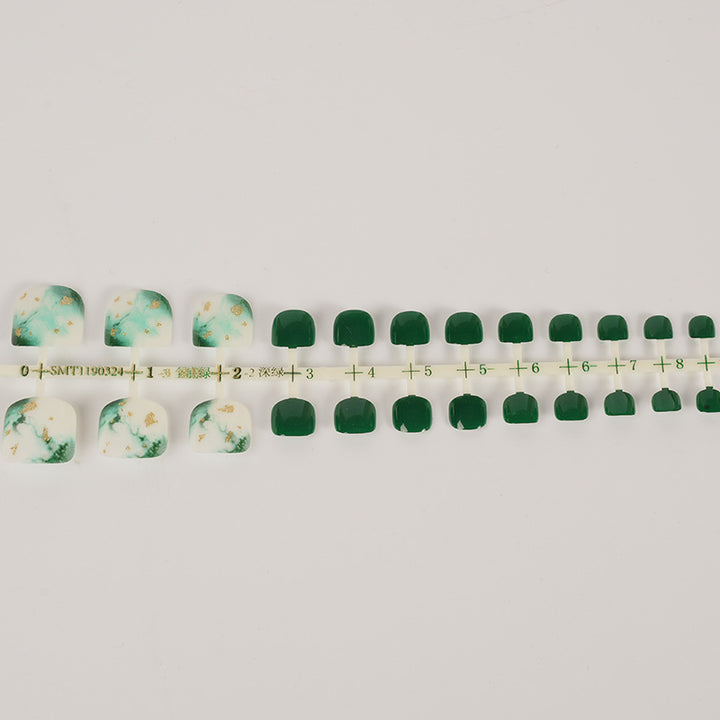 Künstlerisches Marmor Design Press-On Nagel Set