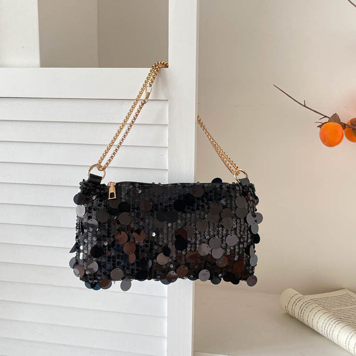 WoGlamorous Abend Pailletten Clutch Karnz