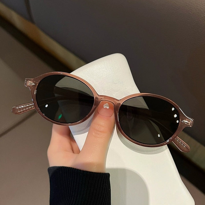 Vintage Oval Frame Sonnenbrille Karnz