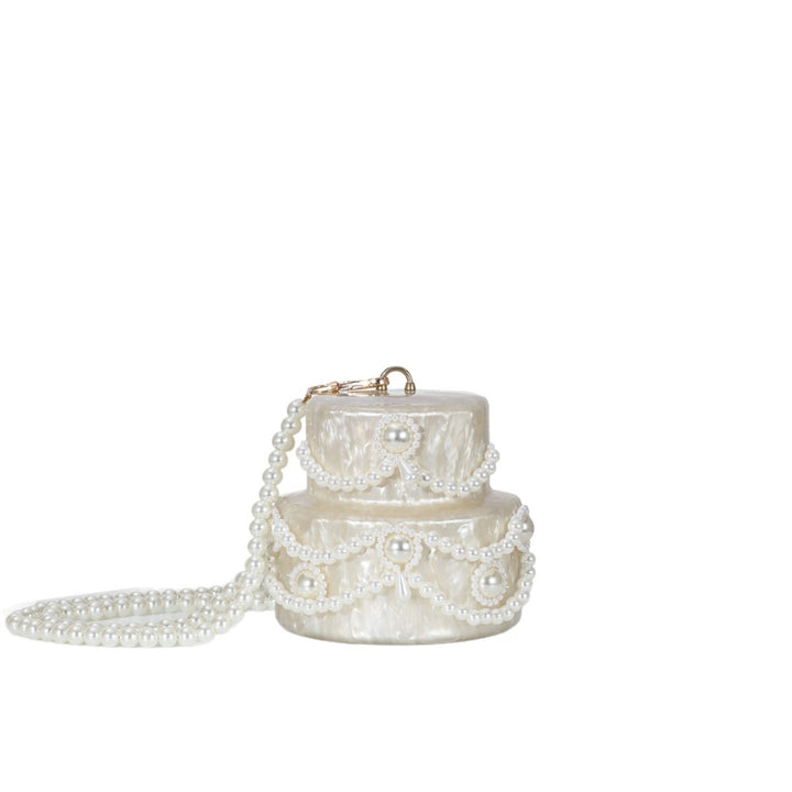 Perlenverzierte Abend-Wristlet