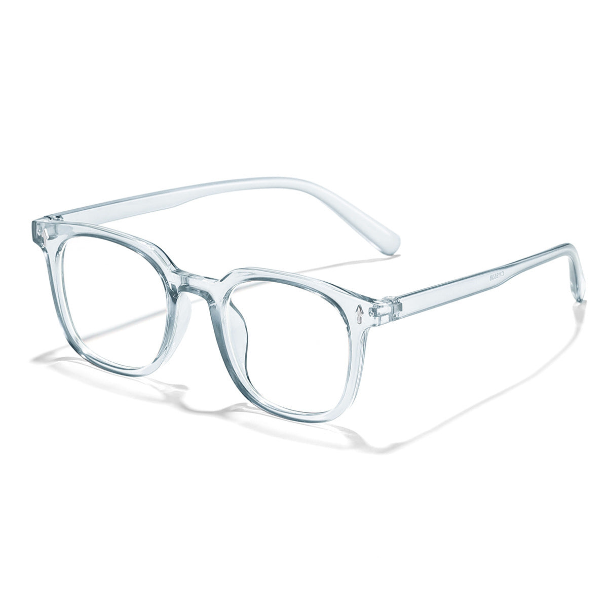 Damen modische Sonnenbrille mit transparentem Rahmen und UV-Schutz Karnz