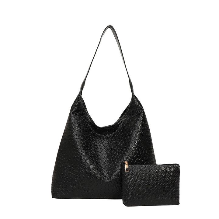 Woven Leather Schultertasche Karnz