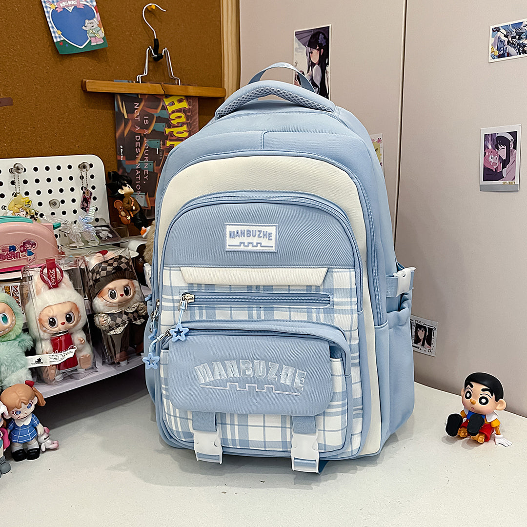 Multifunktionaler karierten Rucksack