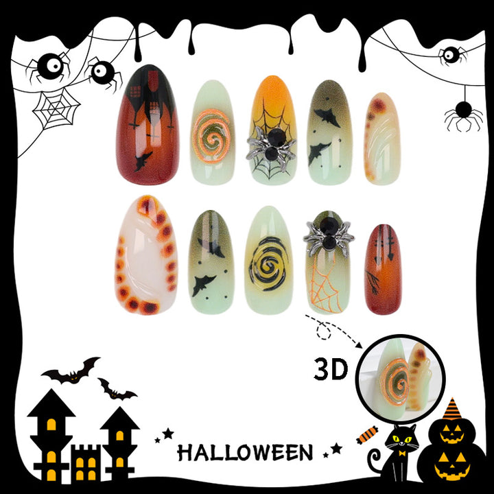 Halloween Kunstnagelset Karnz