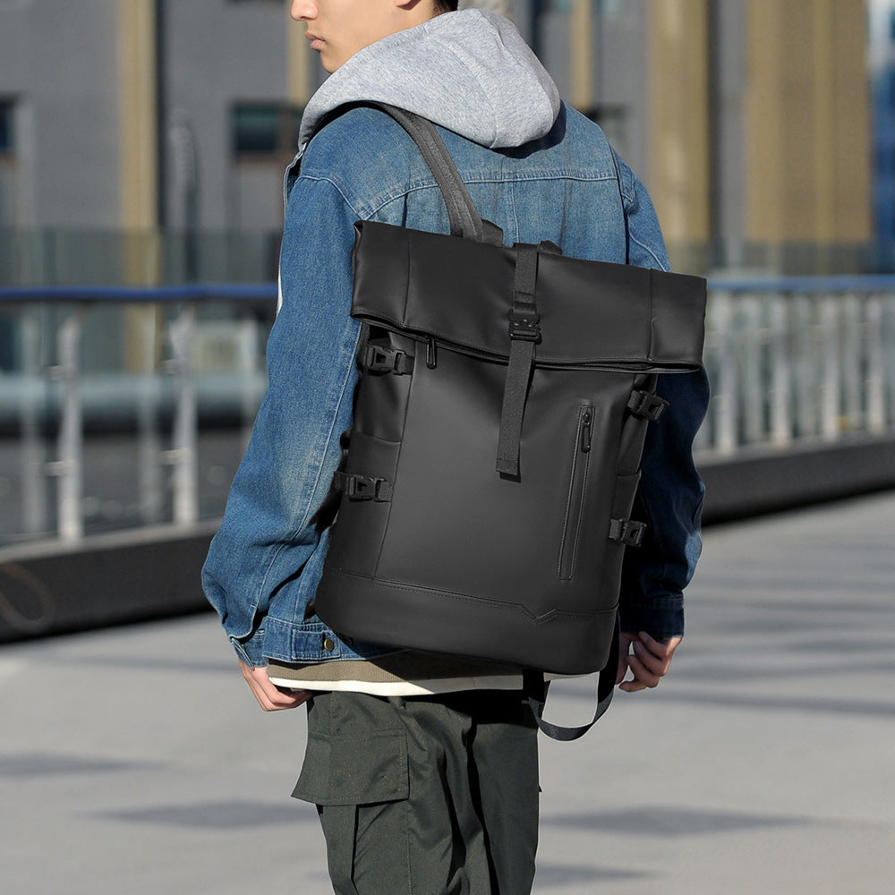 Stylischer Rolltop-Rucksack mit Vielseitigen Organisationsfächern Karnz