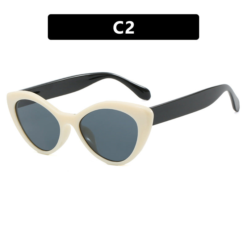 Damen kreative Cat-Eye Brille Karnz
