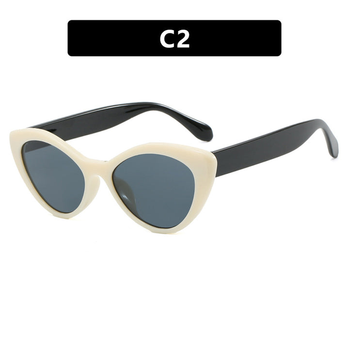 Damen kreative Cat-Eye Brille Karnz