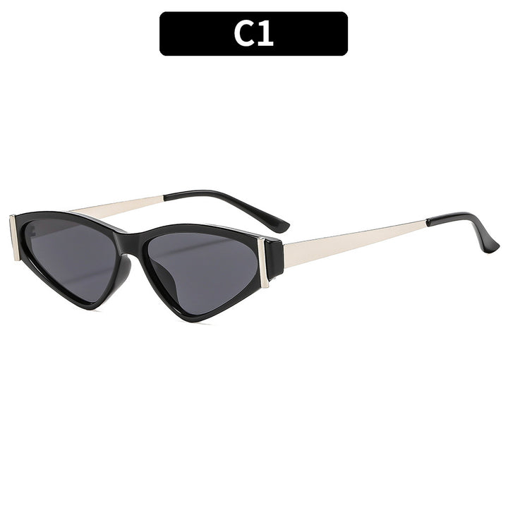 Retro-inspirierte dreieckige Sonnenbrille