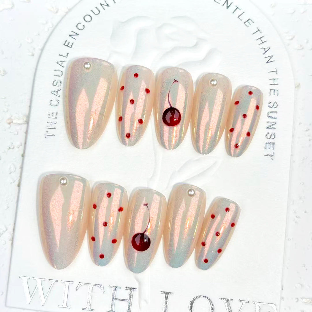 Künstlerisches Press-On Nagelset