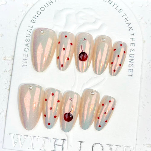 Künstlerisches Press-On Nagelset
