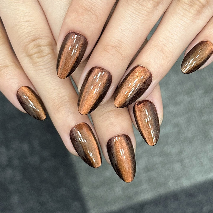Glänzendes Press-On Nagelkunst Set