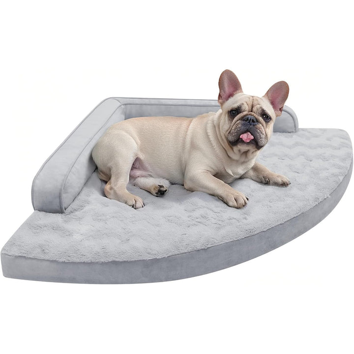 Crescentförmiges orthopädisches Hundebett