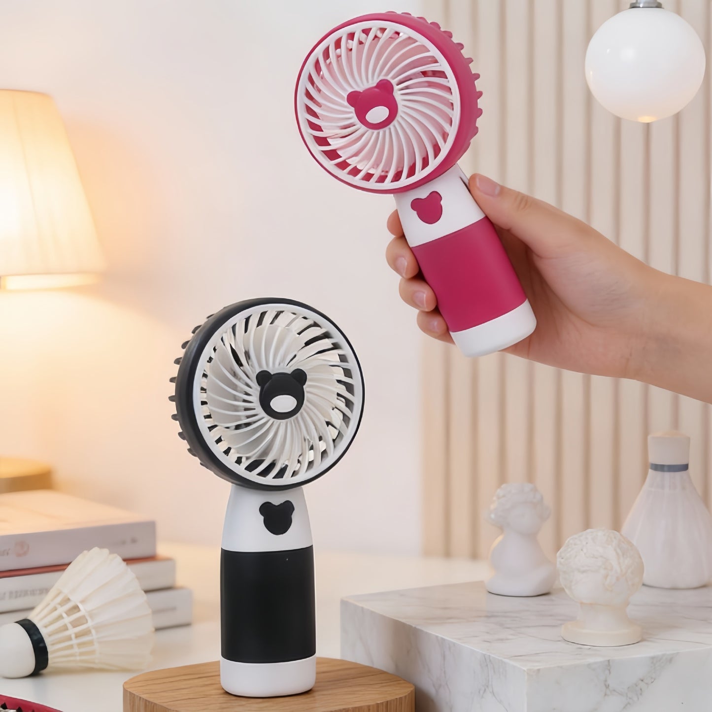 Damen tragbarer Handventilator mit freudigem Tierdesign Karnz