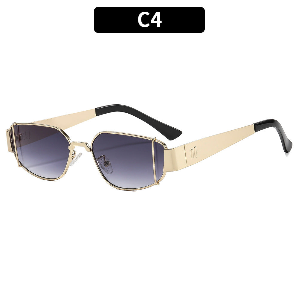 Damen Designer-Sonnenbrille im modernen, kantigen Stil Karnz