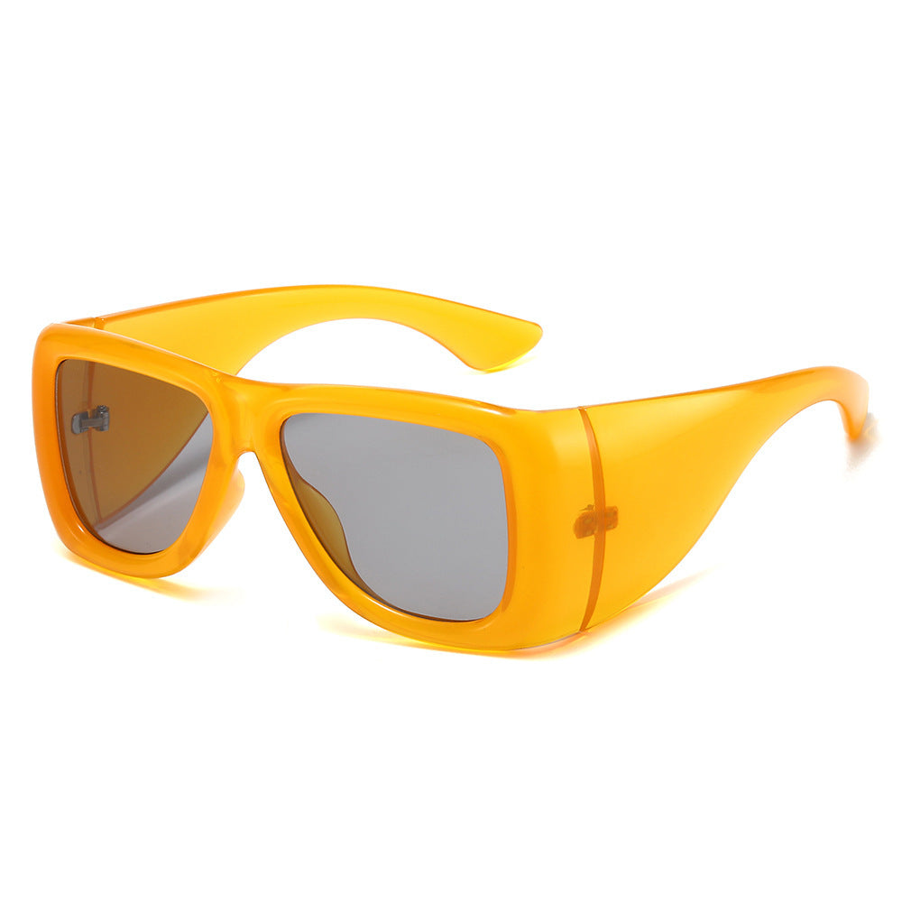 Oversized modegetriebenen Shield-Sonnenbrillen Karnz